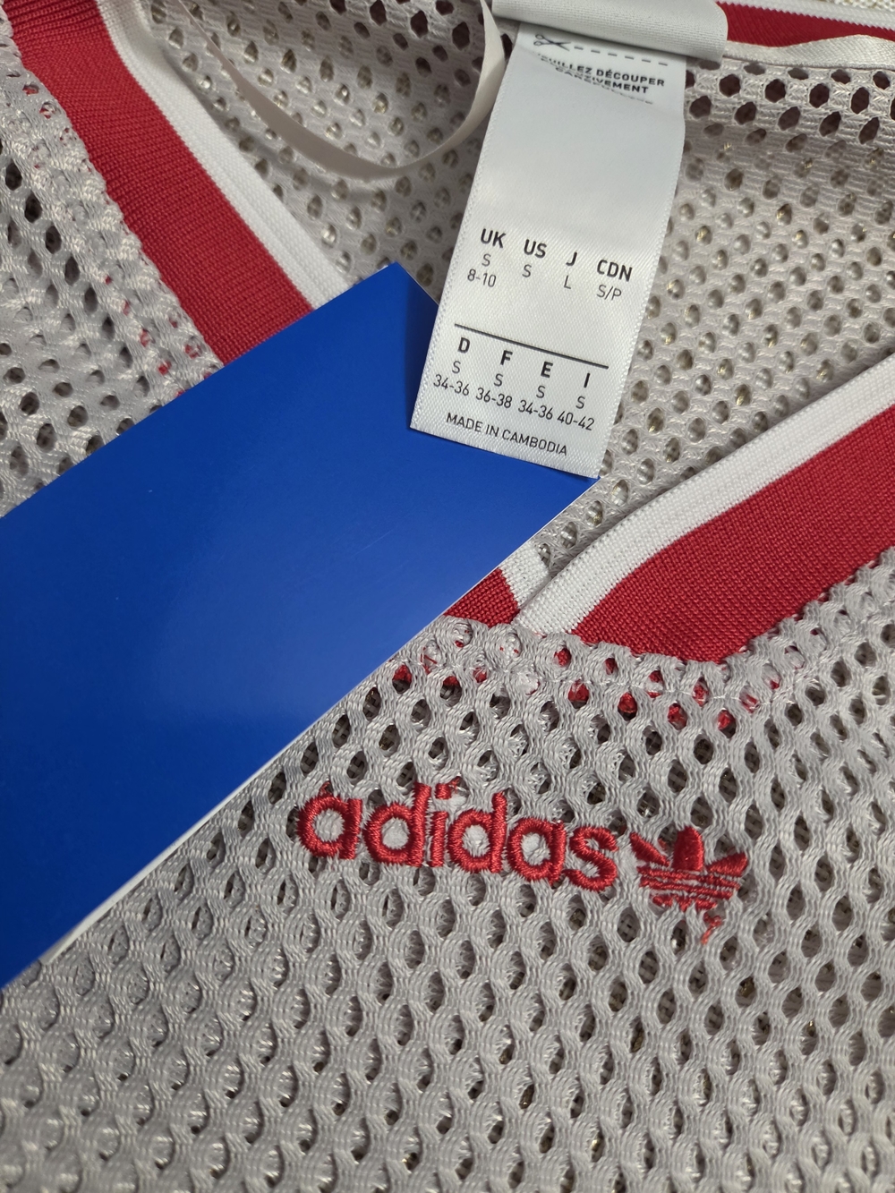 adidas Originals Mesh Shirt Short Women's Tee - Picture 7 of 7
